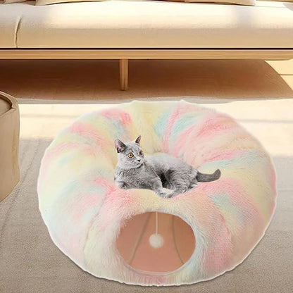Lit pour Chat - CatLitTunnel™- Multicolore